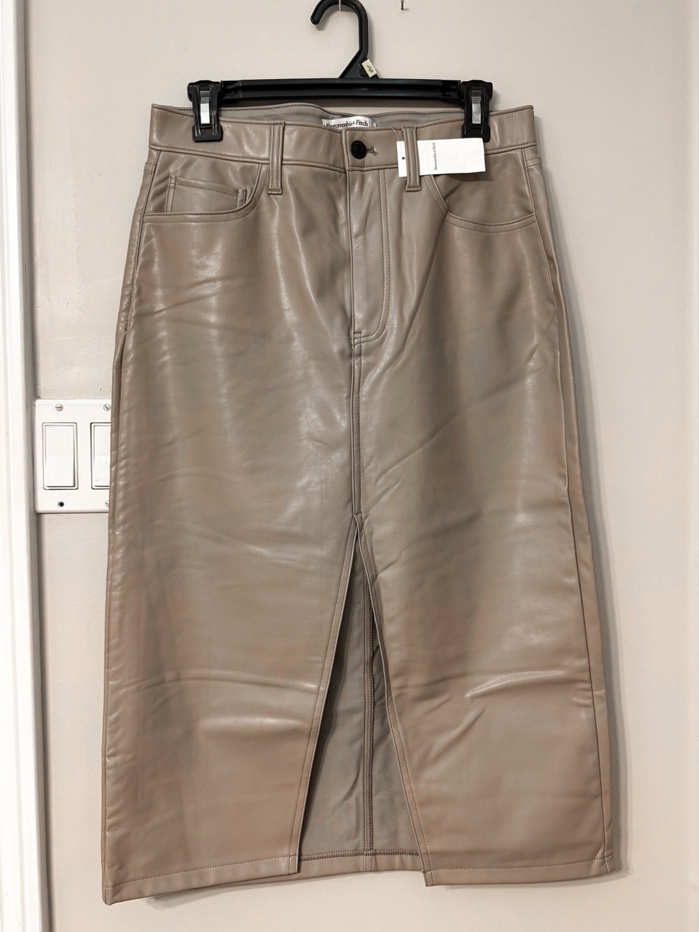 Abercrombie Vegan Leather Skirt (Petite Length)